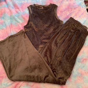SKIMS VELOUR SET